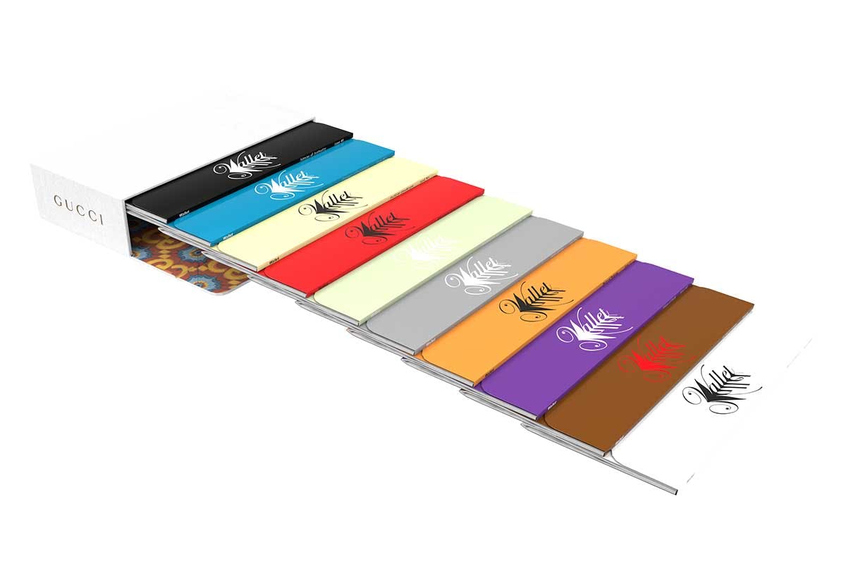 gucci wallet colorful